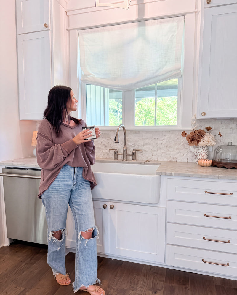 kitchen roman shades