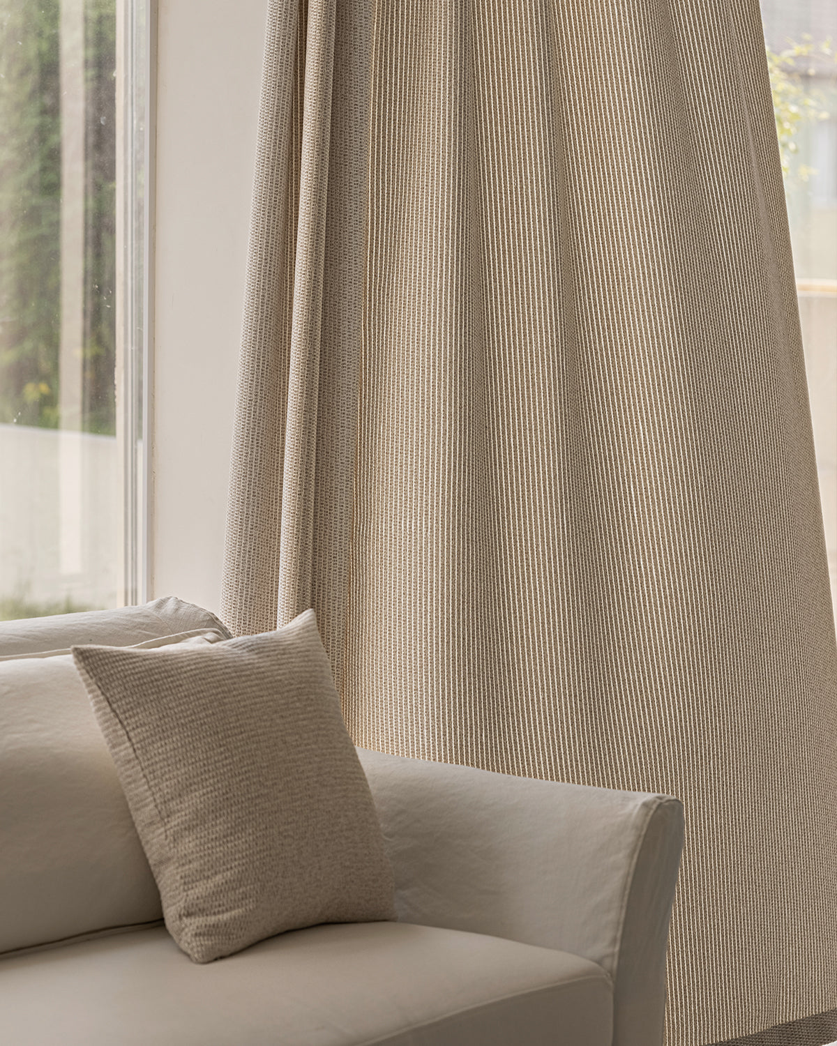 Margot Imitation Hand-Weaving Pleated Drape