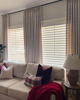 Room Darkening & Thermal Curtains | Elegant Woven Leaf Pattern, Thermal Insulated for a Serene Bedroom Oasis (Mila)