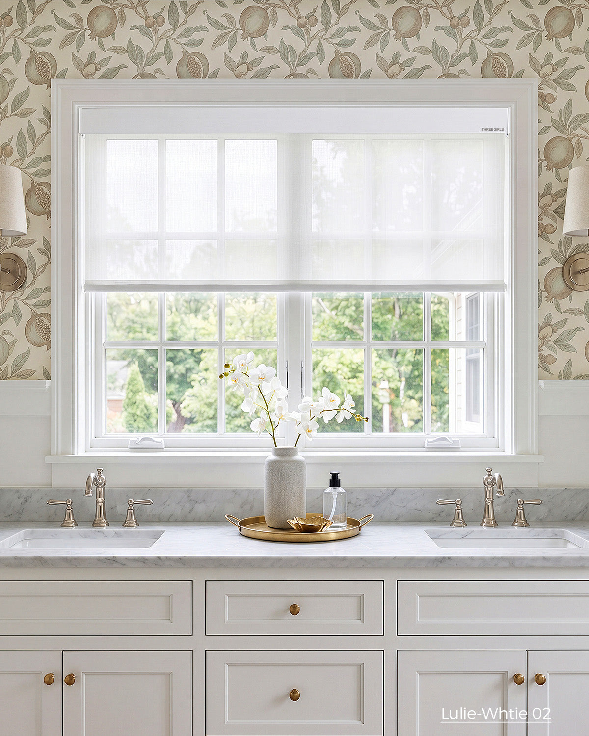 Lulie Motorized Roller Shades 40% Blackout