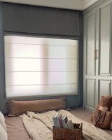 Frankie Plaid Pattern Roman Shades & Blinds