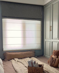 Frankie Plaid Pattern Roman Shades & Blinds