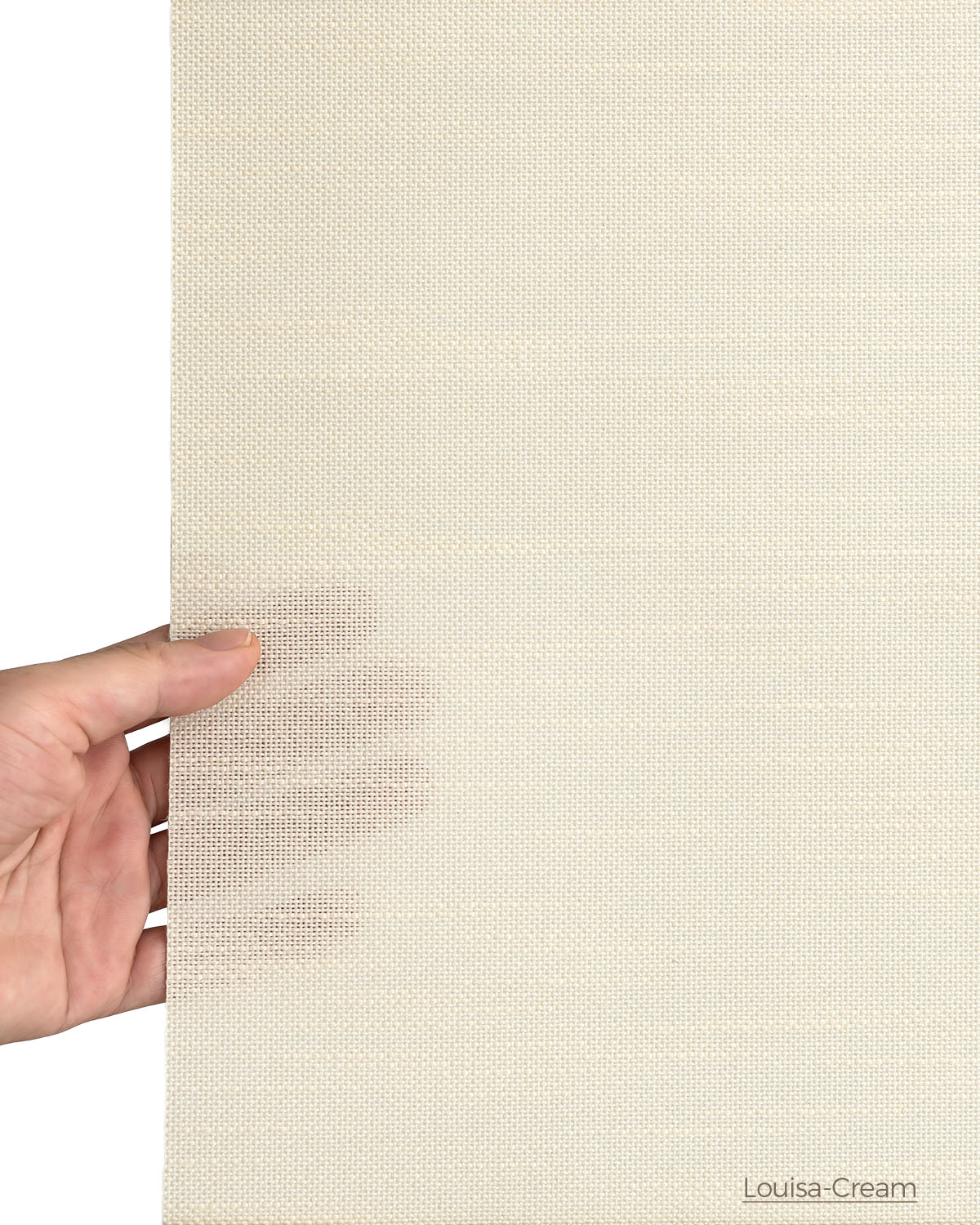 Louisa Motorized Roller Shades 50% Blackout