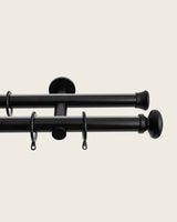 Linea Double Decorative Curtain Rod
