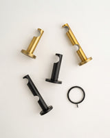 Linea Double Decorative Curtain Rod