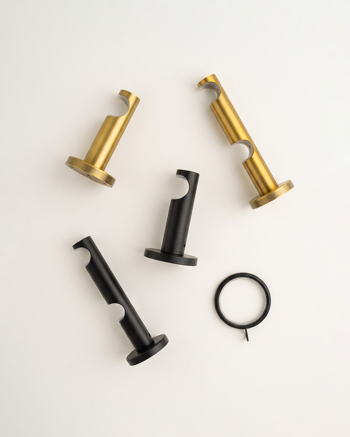 Linea Double Decorative Curtain Rod