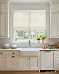 Louisa Motorized Roller Shades 50% Blackout