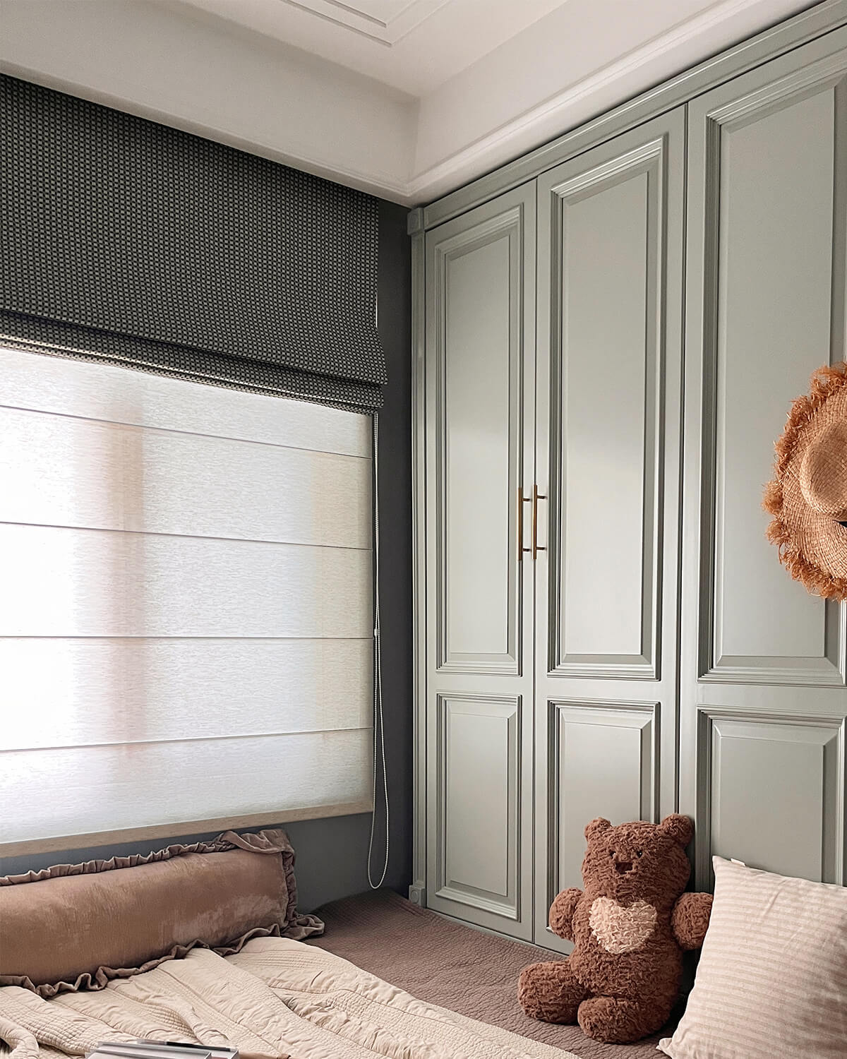 Frankie Plaid Pattern Roman Shades & Blinds