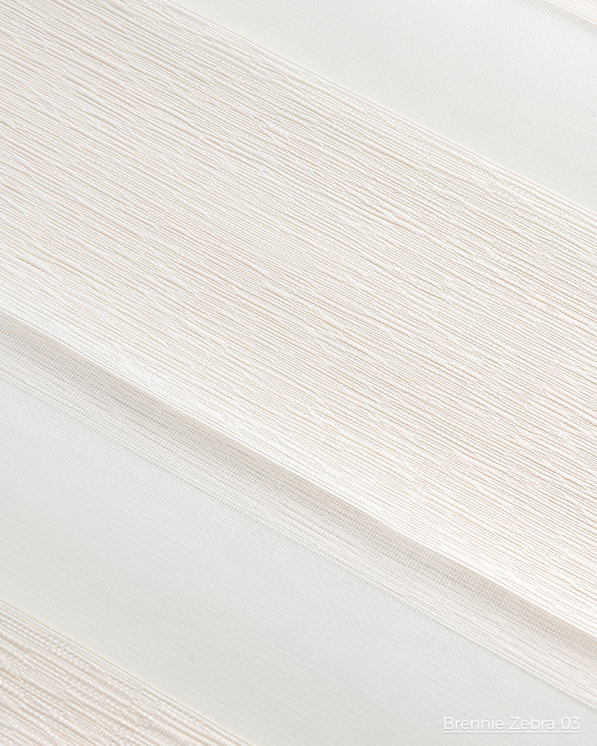 Brennie Motorized Zebra Shades Blinds 50% Blackout