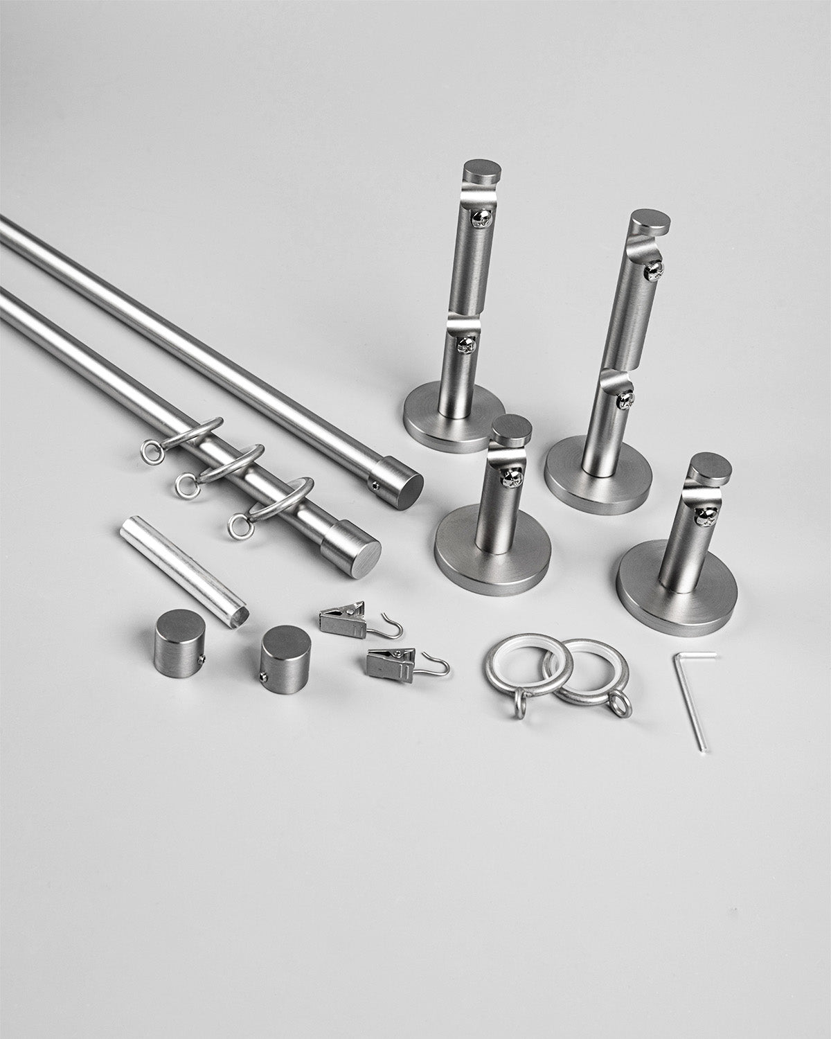 Cleo Modern Metal Curtain Rod