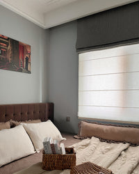 Frankie Plaid Pattern Roman Shades & Blinds