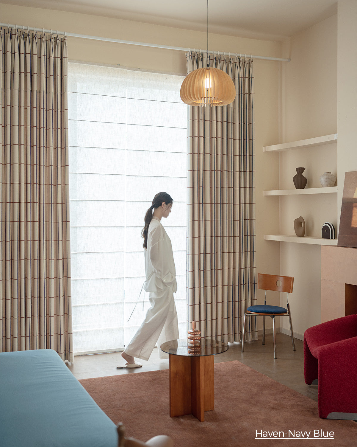 Haven Classic Check Curtains