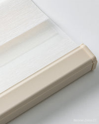 Brennie Motorized Zebra Shades Blinds 50% Blackout