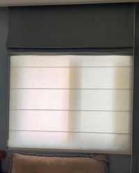 Frankie Plaid Pattern Roman Shades & Blinds