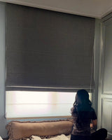 Frankie Plaid Pattern Roman Shades & Blinds