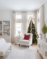 Lucy Neutral Linen Blend Curtains – Light Filtering Pinch Pleat Drapes,  for Living Room & Bedroom