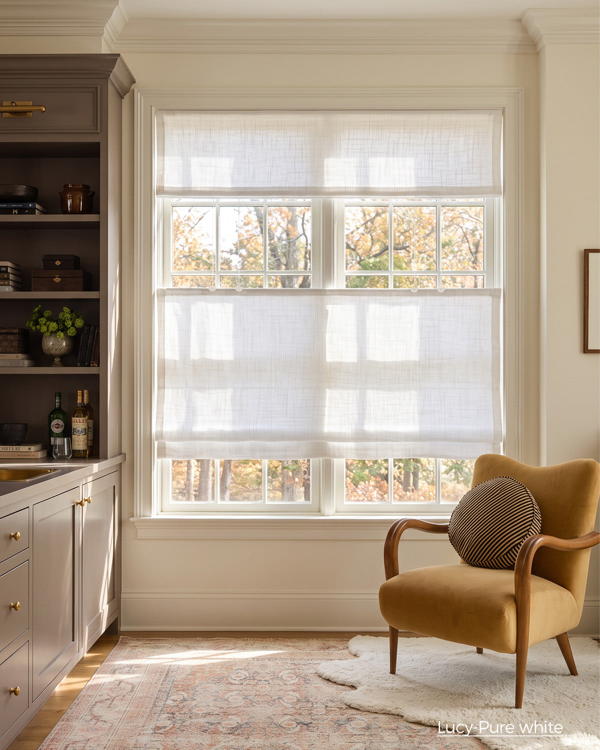 Lucy Top Down Bottom Up Roman Shade Cordless