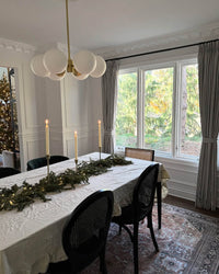 Zaria Linen Stripe Curtains – Pinch Pleat Light Filtering with Privacy