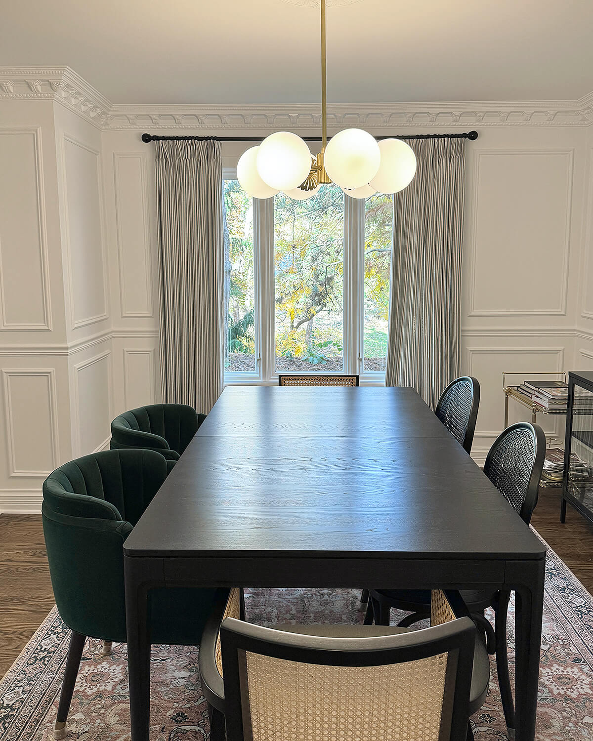 Zaria Linen Stripe Curtains – Pinch Pleat Light Filtering with Privacy