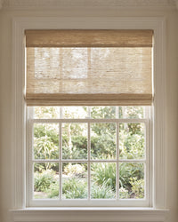 Lois Handwoven Natural Ramie Bamboo Shade