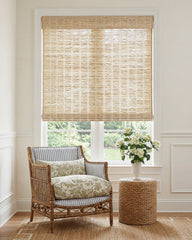 Loom Handwoven Natural Ramie Bamboo Shade
