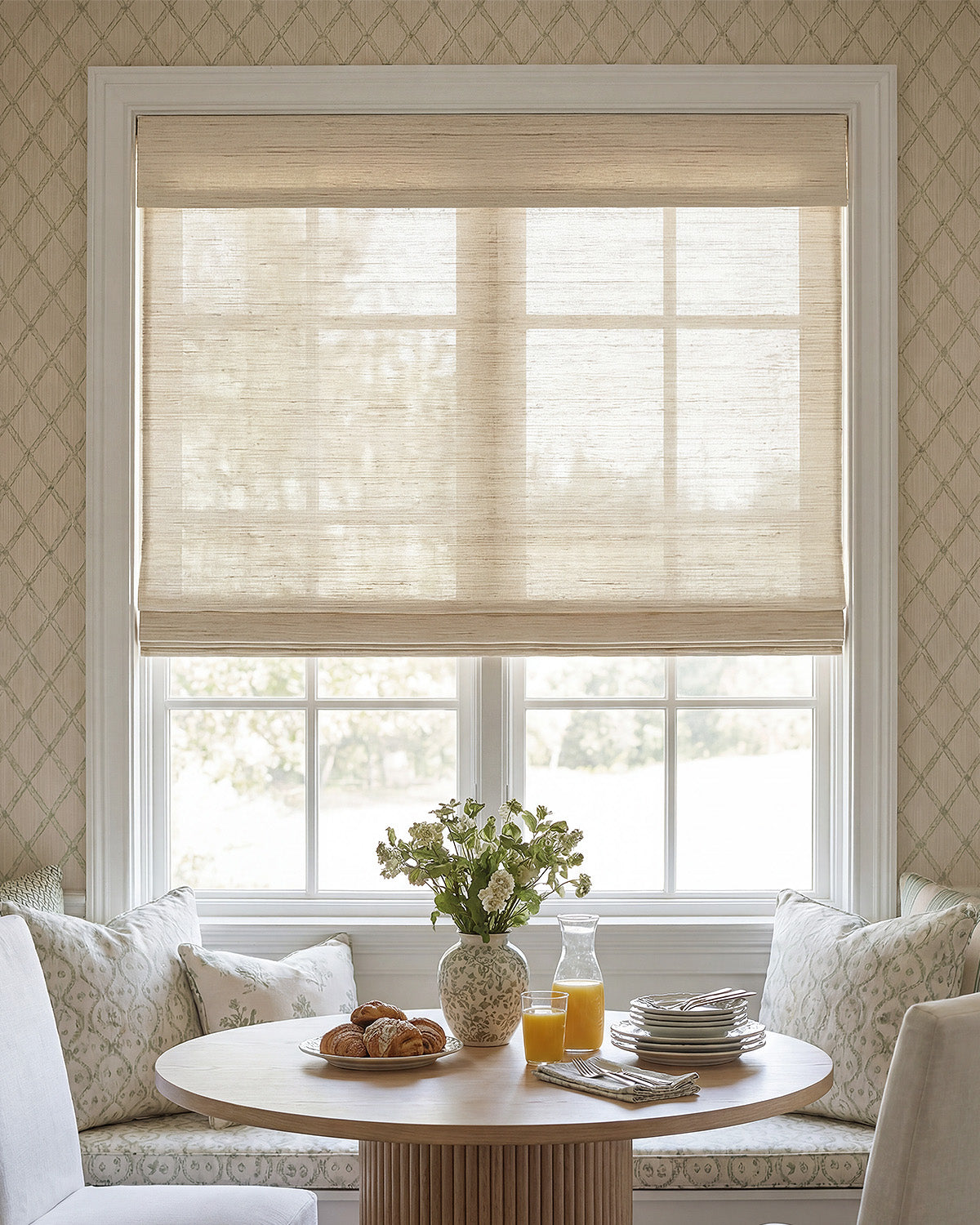 Mino Handwoven Natural Ramie Bamboo Shade
