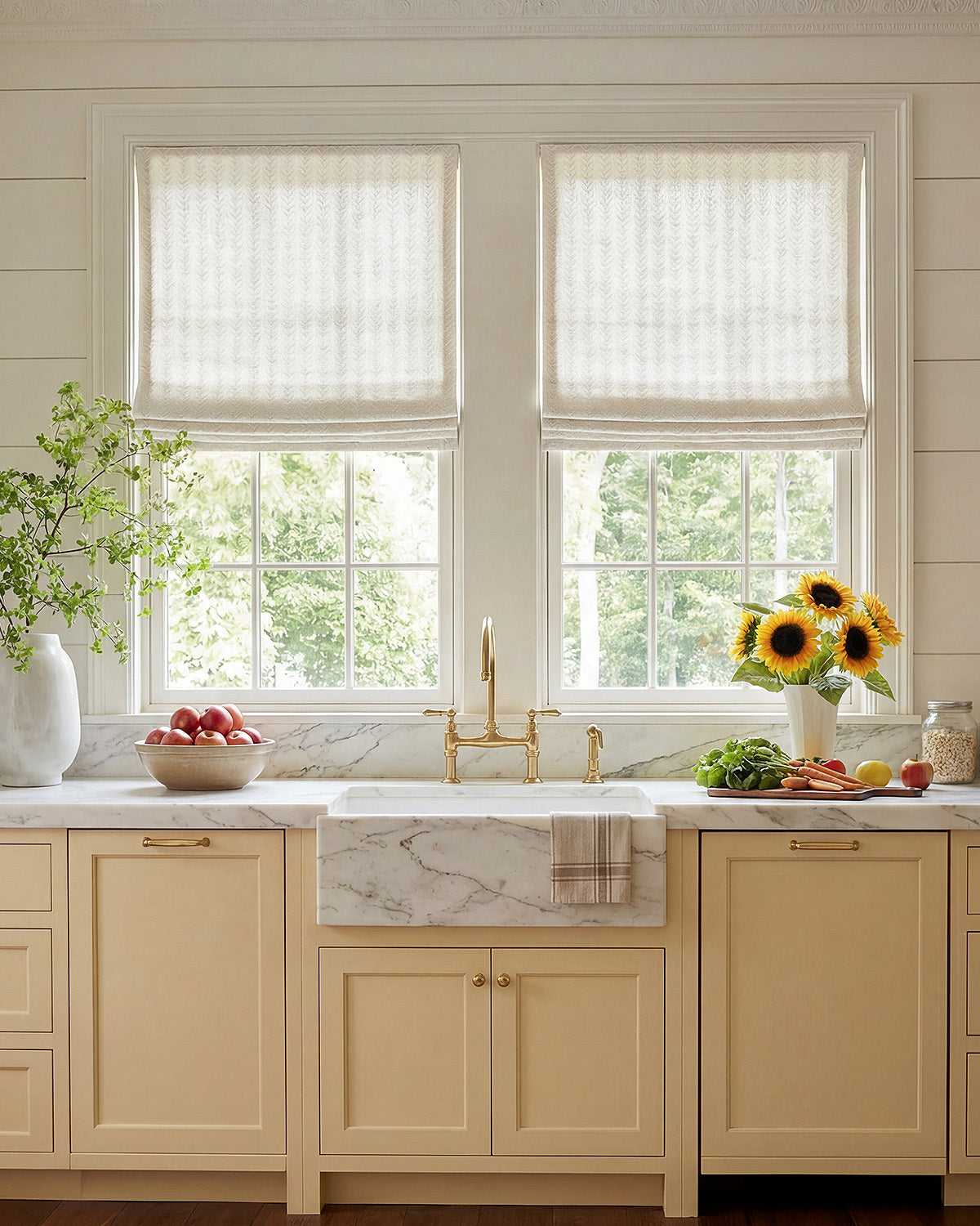 Willow Custom Roman Shades