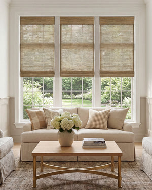 Birch Handwoven Natural Jute Bamboo Shade