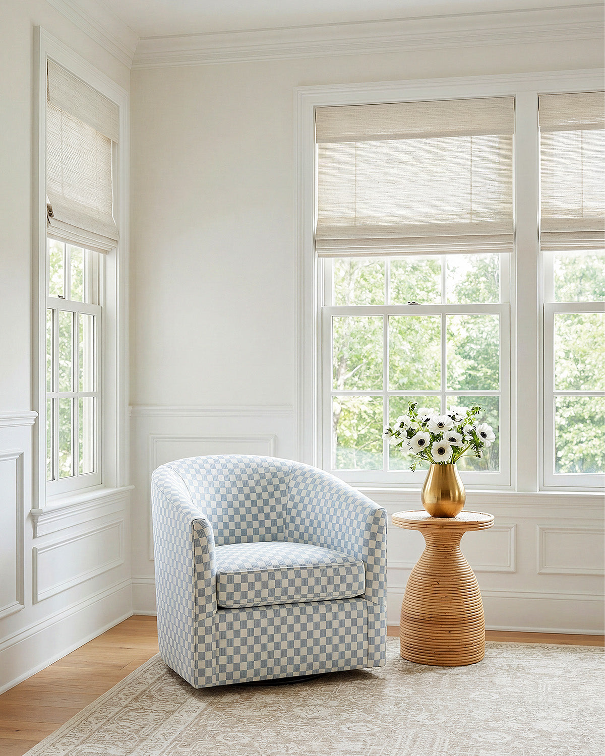 Airsheer Handwoven Natural Ramie Bamboo Shade