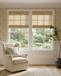 Lois Handwoven Natural Ramie Bamboo Shade