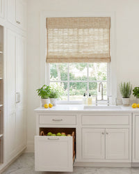 Loom Handwoven Natural Ramie Bamboo Shade