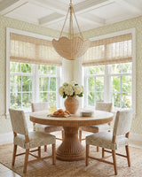 Loom Handwoven Natural Ramie Bamboo Shade