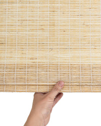Feuille Ombre en Bambou Naturel en Jute Tissée à la Main