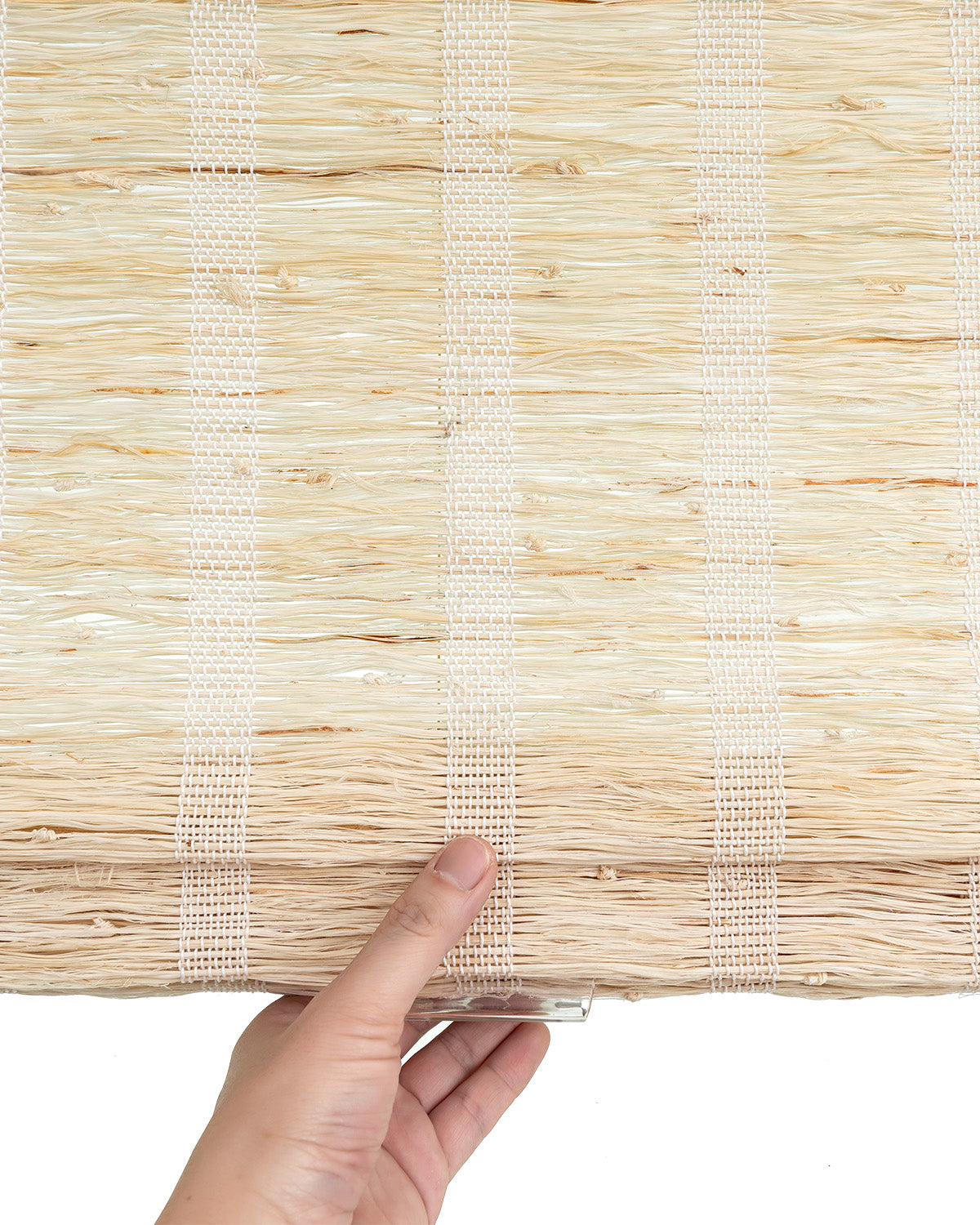 Loom Handwoven Natural Ramie Bamboo Shade