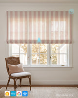 Darcy Custom Motorized Roman Shades