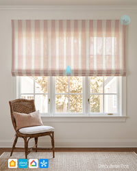 Darcy Custom Motorized Roman Shades