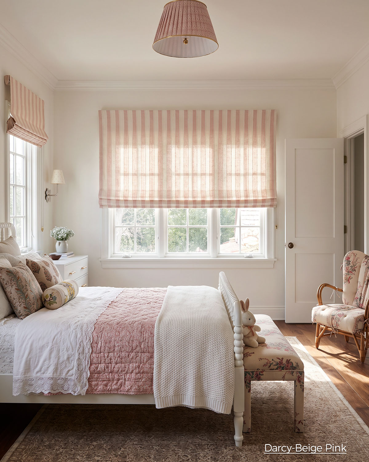Darcy Custom Motorized Roman Shades