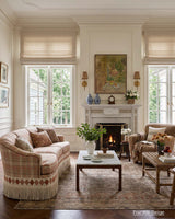 Frankie Plaid Pattern Motorized Roman Shades & Blinds
