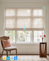 Jessa Custom Motorized Roman Shades