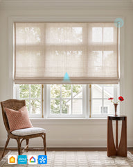 Jessa Custom Motorized Roman Shades