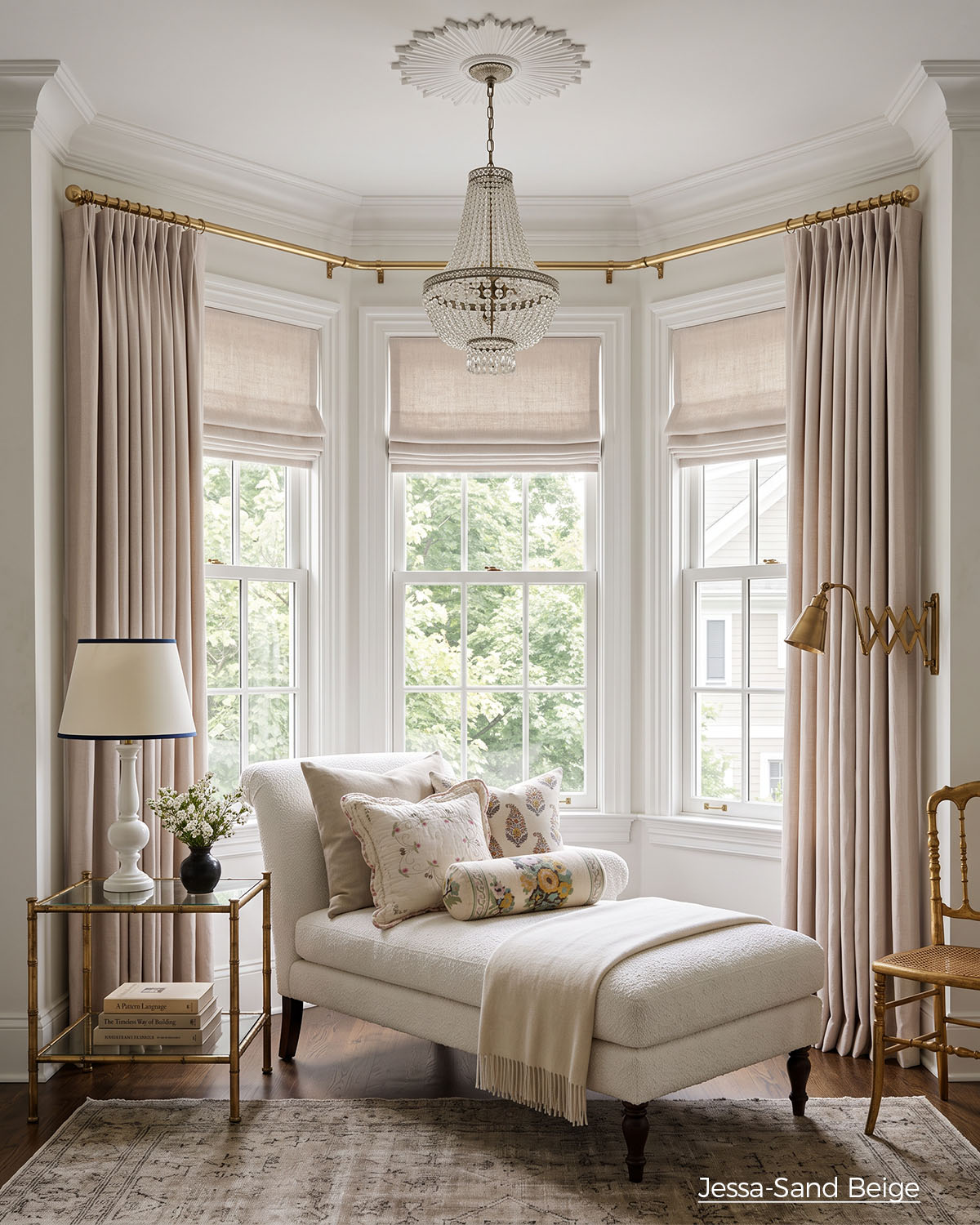 Jessa Custom Motorized Roman Shades