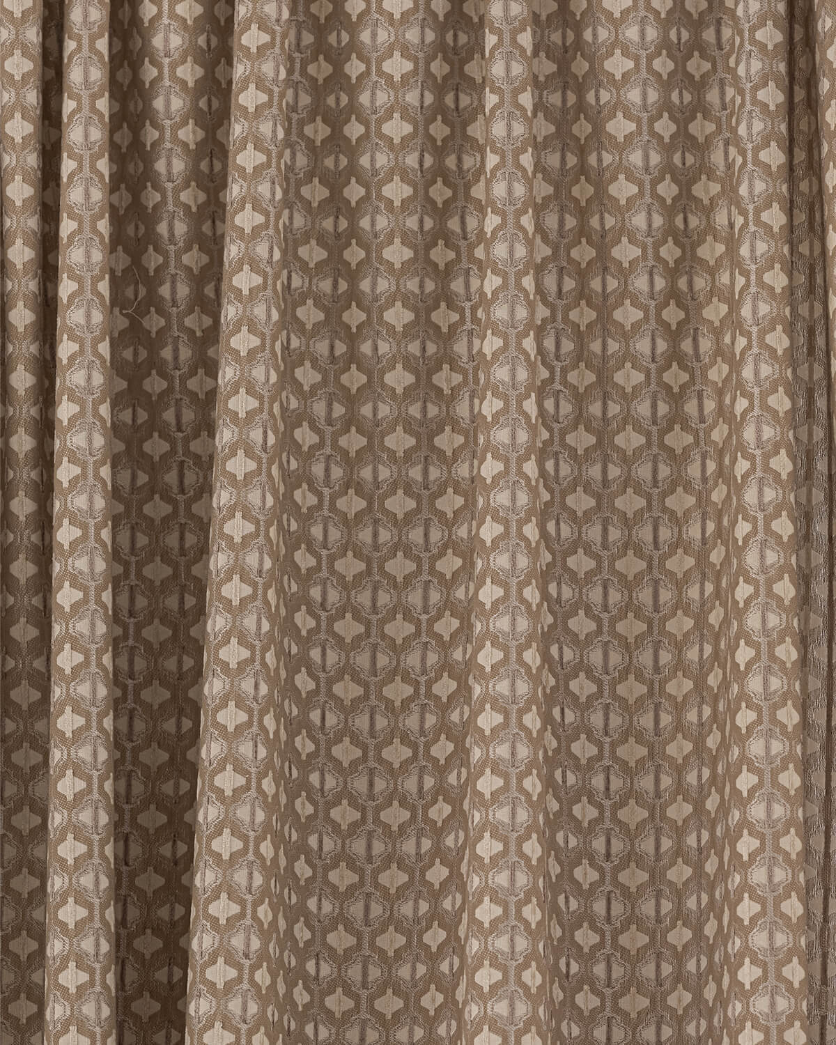 Solan Jacquard Pinch Pleated Custom Curtain