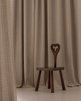 Solan Jacquard Pinch Pleated Custom Curtain