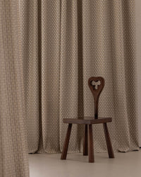 Solan Jacquard Pinch Pleated Custom Curtain