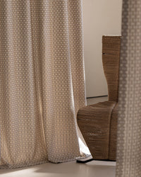 Solan Jacquard Pinch Pleated Custom Curtain