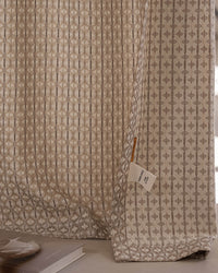 Solan Jacquard Pinch Pleated Custom Curtain