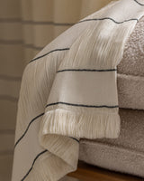 Ivy Woven Fringe Pattern Pinch Pleated Curtains