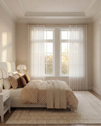 Aura Linen Blend Slub Weave Sheer Curtains
