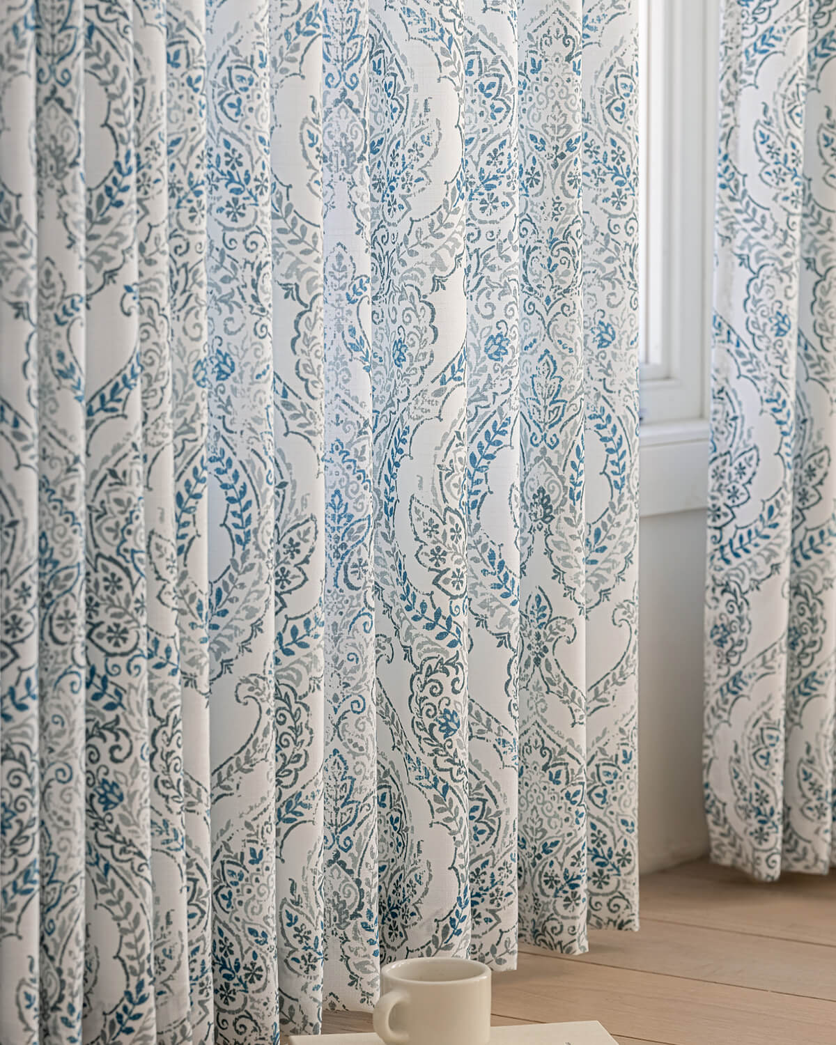Tende Stampate Vintage in Lino Aveline