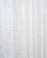 Aura Linen Blend Slub Weave Sheer Curtains